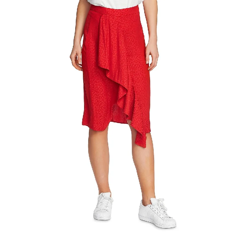 1.State Womens Animal Print Knee-Length Tulip Skirt mini skirt trendy
