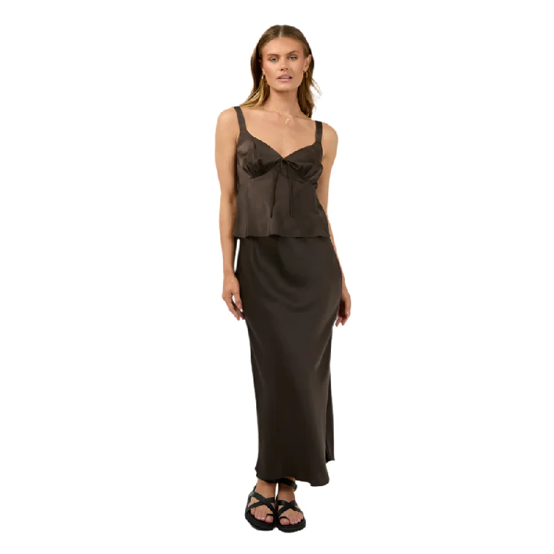 Aire Maxi Skirt - Womens chiffon skirt flowing