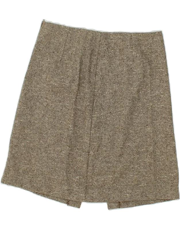 BENETTON Womens Straight Skirt IT 44 Medium W30 Grey Flecked Wool velvet skirt glossy BENETTON Womens Straight Skirt IT 44 Medium W30 Grey Flecked Wool velvet skirt glossy