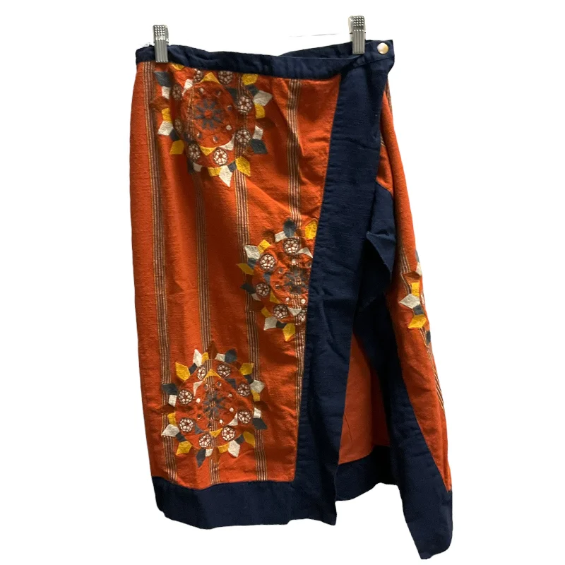 Skirt By Free People In Orange, Size: M cashmere skirt soft