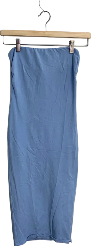 Fashion Nova Blue Pencil Skirt XS lace skirt elegant