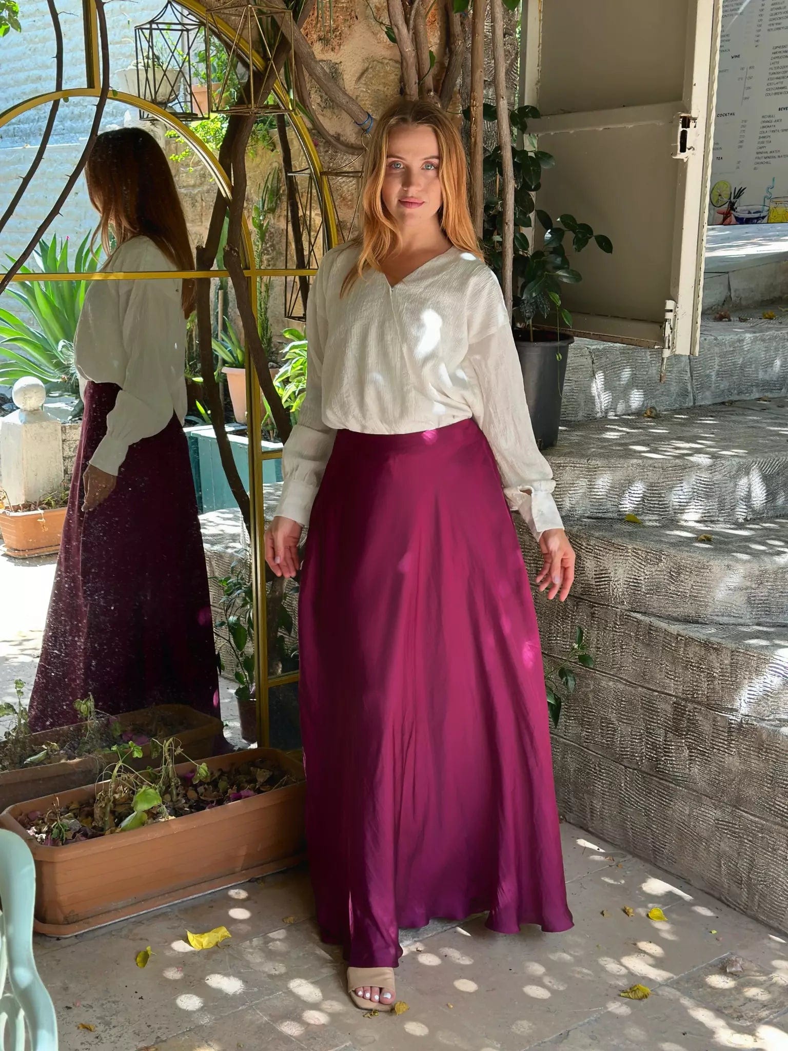 Florence Skirt pleated skirt texture