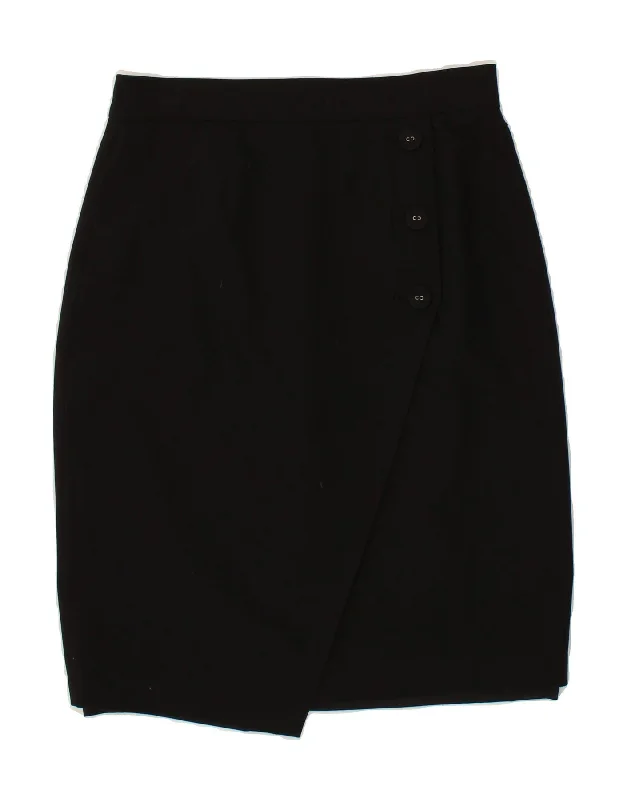 FRENCH CONNECTION Womens Pencil Skirt UK 12 Medium W28 Black Polyester boho skirt vibe FRENCH CONNECTION Womens Pencil Skirt UK 12 Medium W28 Black Polyester boho skirt vibe