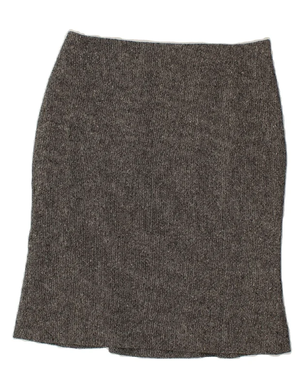 HOBBS Womens Pencil Skirt UK 14 Large W32  Grey Wool denim skirt classic