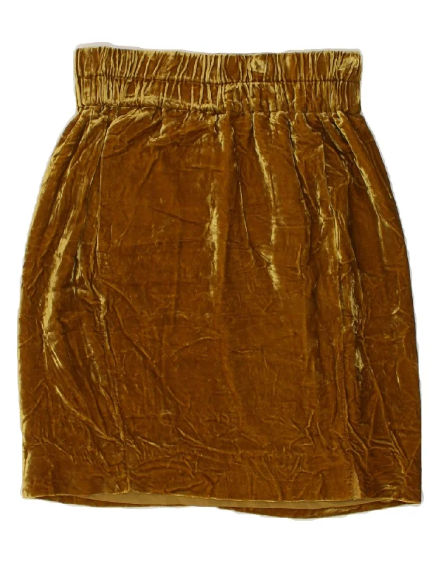 J. CREW Womens Velvet Pencil Skirt XS W26  Brown Wool lace skirt delicate