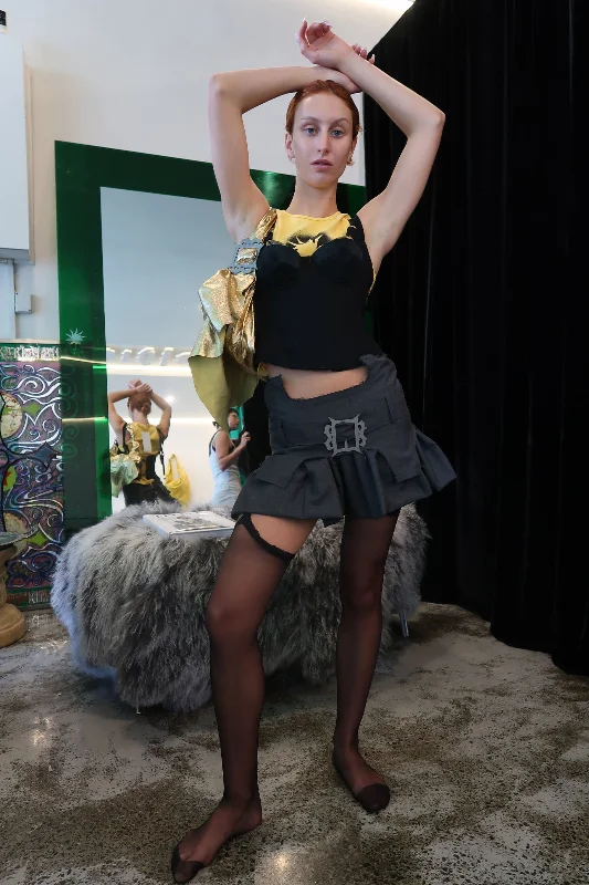 Karlaidlaw Wool Garter Skirt summer skirt style