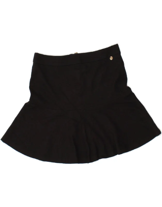 LIU JO Womens Mini Skirt W28 Medium Black lace skirt romantic