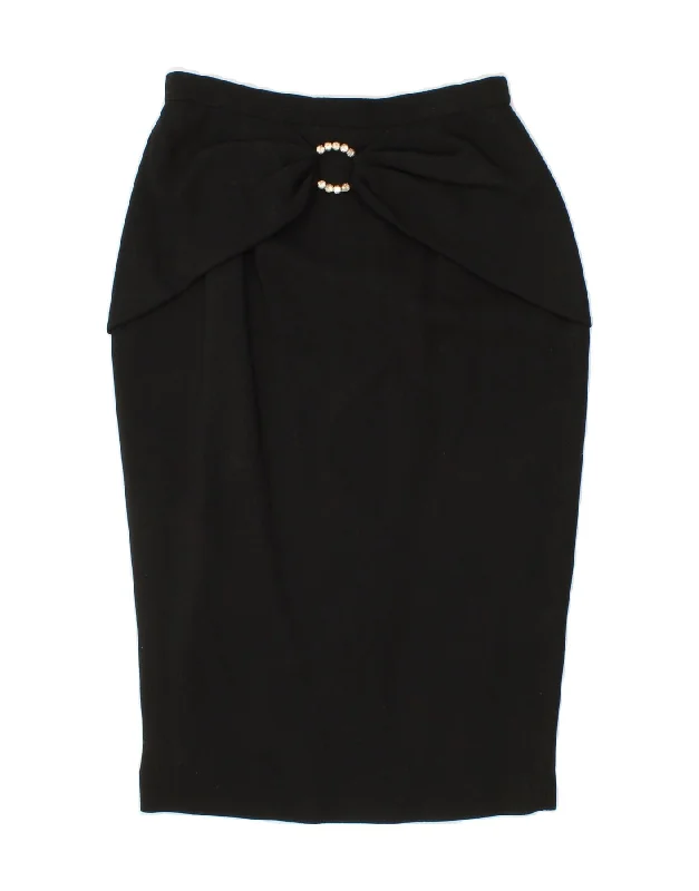 LUISA SPAGNOLI Womens Pencil Skirt IT 44 Medium W28  Blue Wool tulle skirt dreamy