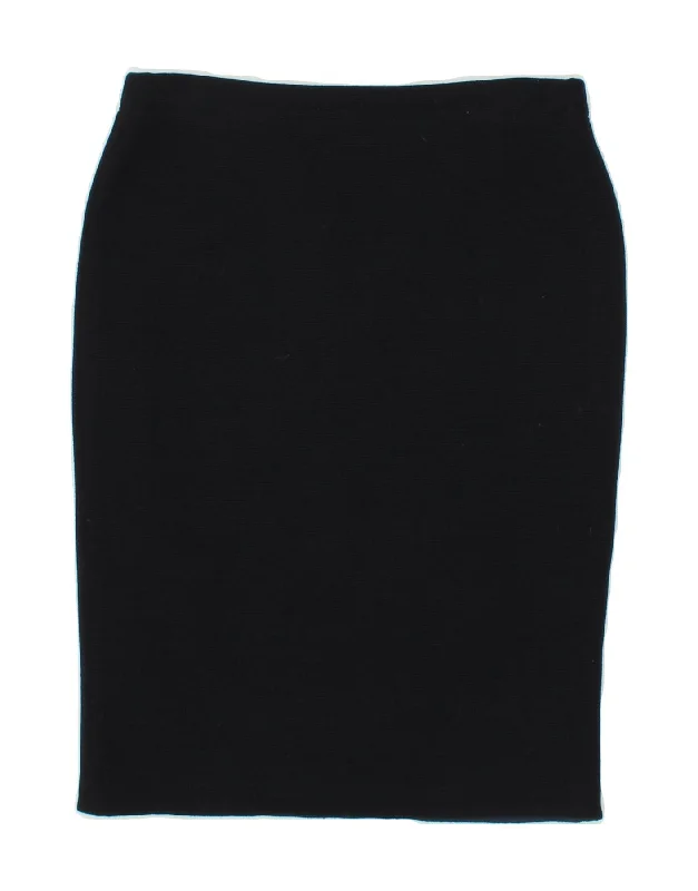 LUISA SPAGNOLI Womens Pencil Skirt IT 44 Medium W30  Navy Blue denim skirt fashionable