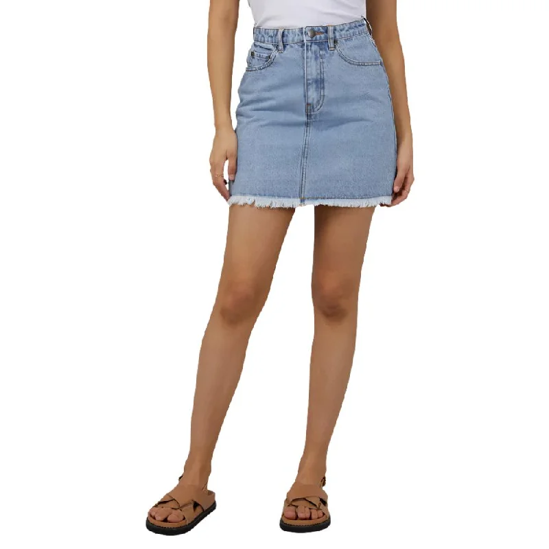 Ray Mini Skirt - Womens velvet skirt luxurious