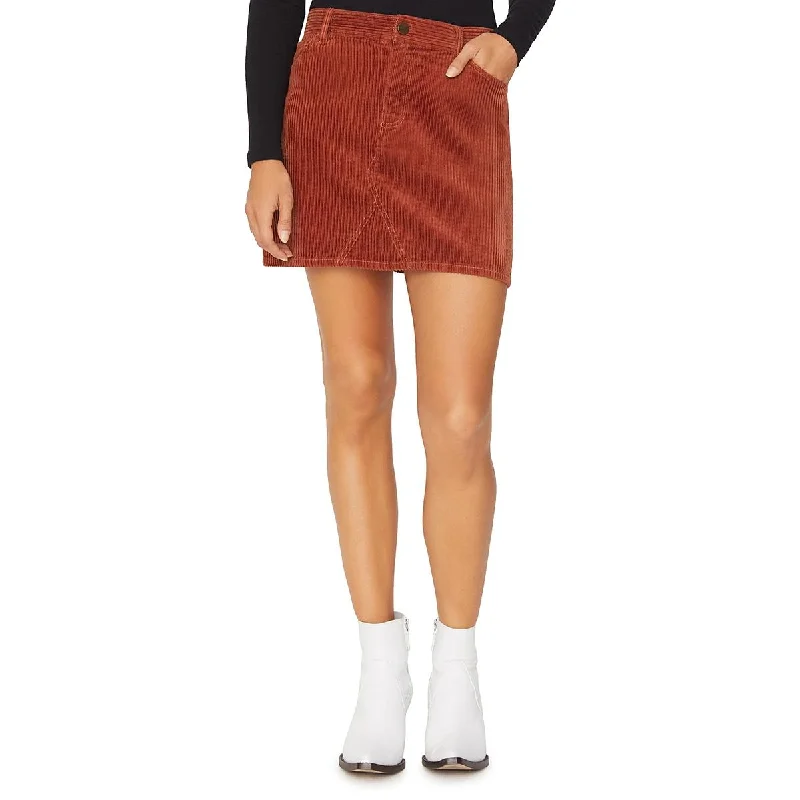 Sanctuary Womens Corduroy Mini Mini Skirt pencil skirt chic