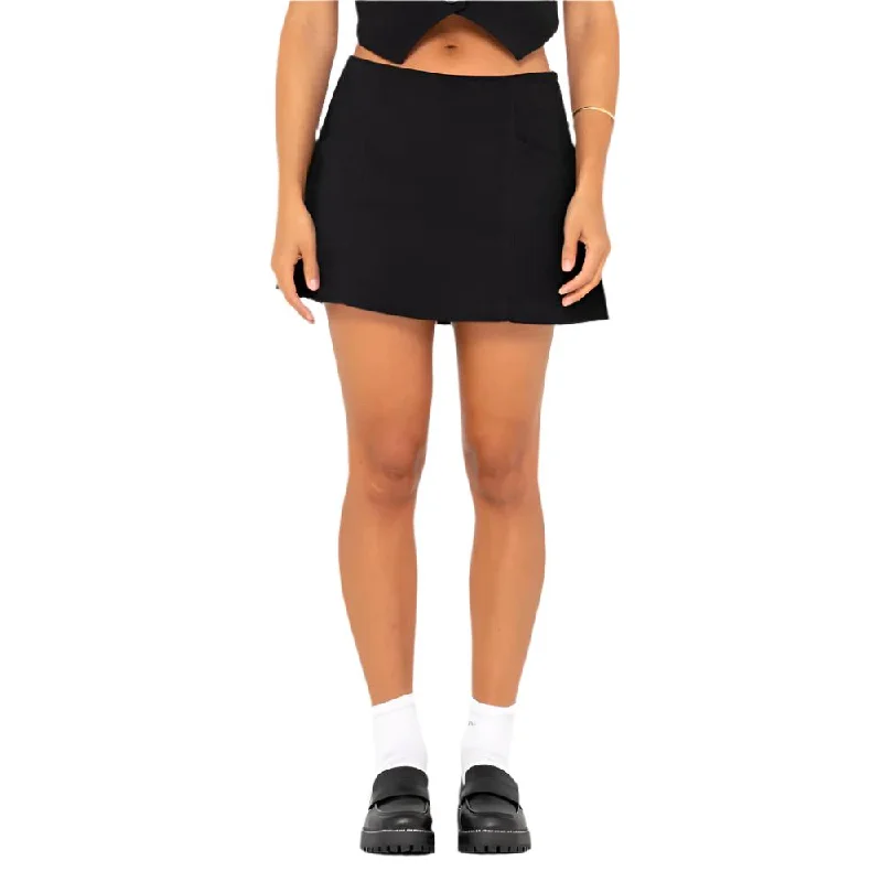 Sicily Mid Rise Skirt - Womens chiffon skirt lightweight