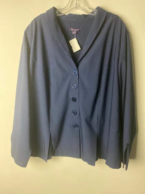 Skirt Suit 2pc By Romans In Blue, Size: 28 linen skirt airy