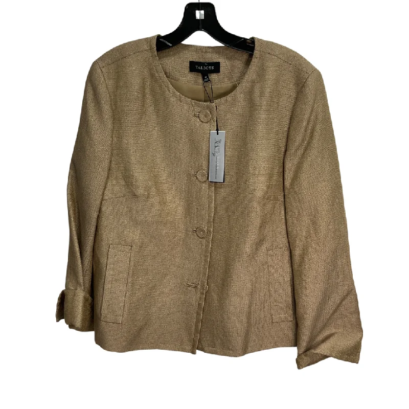 Skirt Suit 2pc By Talbots In Gold, Size: 14 seamless skirt comfort
