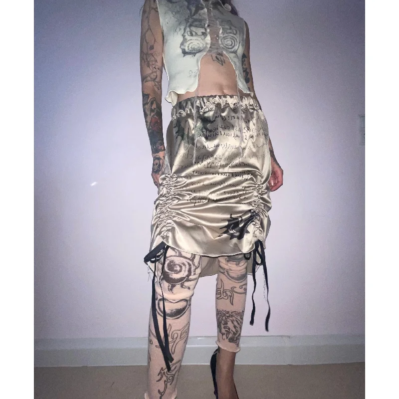 Snake Divine Foam Midi Skirt seamless skirt comfort
