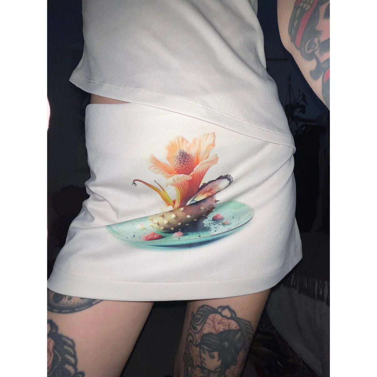 Snake Divine fantasieblüte skirt denim skirt casual