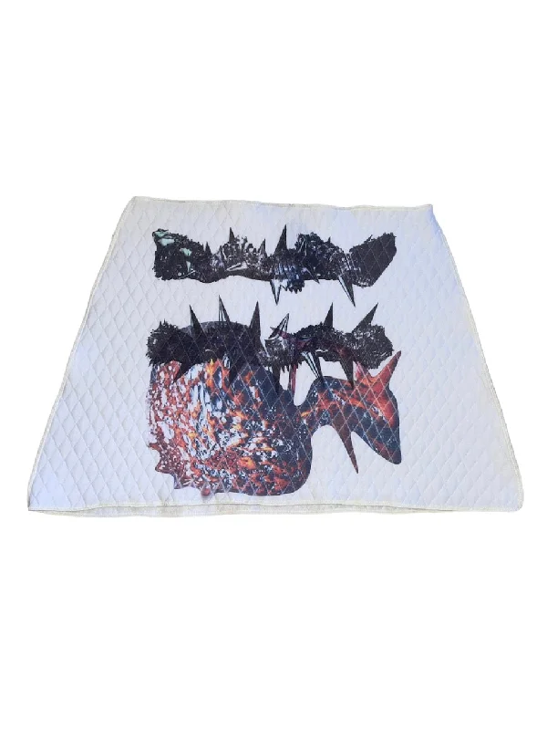 Snake Divine Quilted Mini Skirt maxi skirt elegant