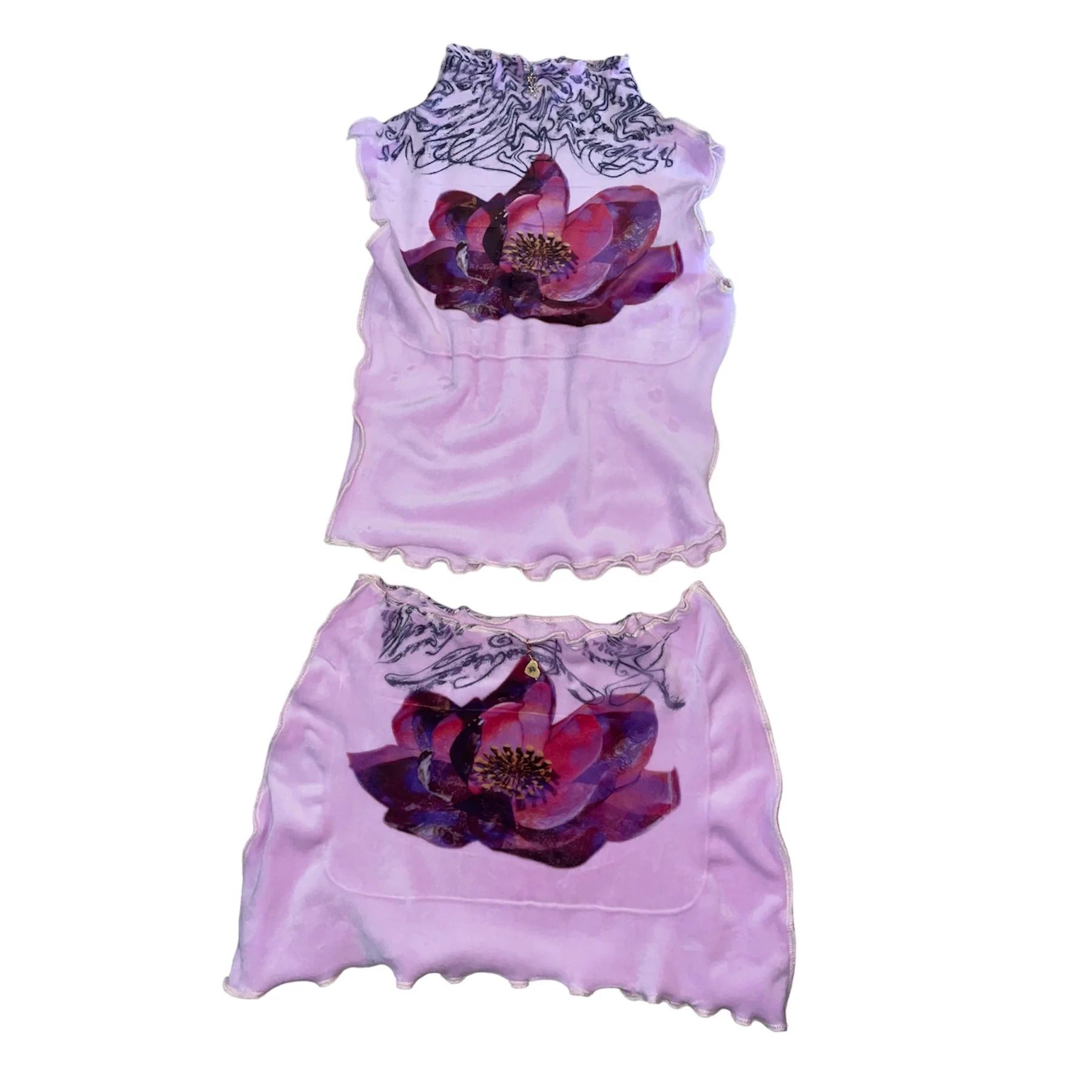 Snake Divine Waterlily Skirt breathable skirt fabric