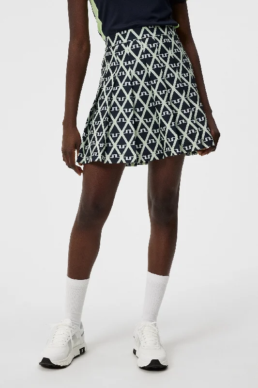Adina Print Skirt chiffon skirt airy