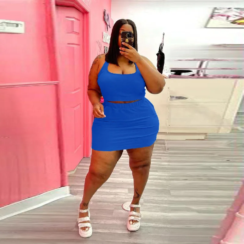 summer custom plus size women’s Two Piece Mini Skirt Clothing Set lace skirt feminine summer custom plus size women’s Two Piece Mini Skirt Clothing Set lace skirt feminine