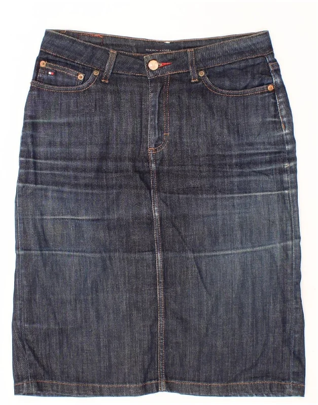 TOMMY HILFIGER Womens Denim Skirt US 6 Medium W22   Blue tulle skirt dreamy