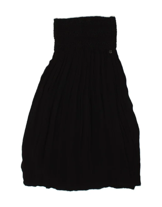 TWIN-SET Womens High Waist Maxi Skirt W24 XS Black high waist skirt