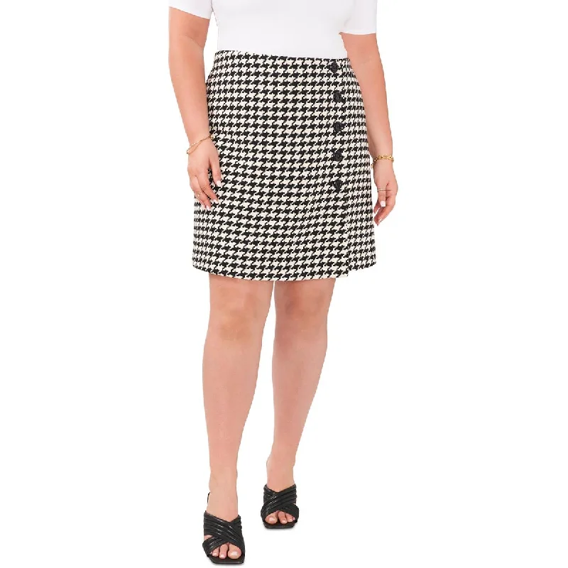 Vince Camuto Womens Plus Sparkle And Shine Button Detail Mini Wrap Skirt cashmere skirt fine Vince Camuto Womens Plus Sparkle And Shine Button Detail Mini Wrap Skirt cashmere skirt fine