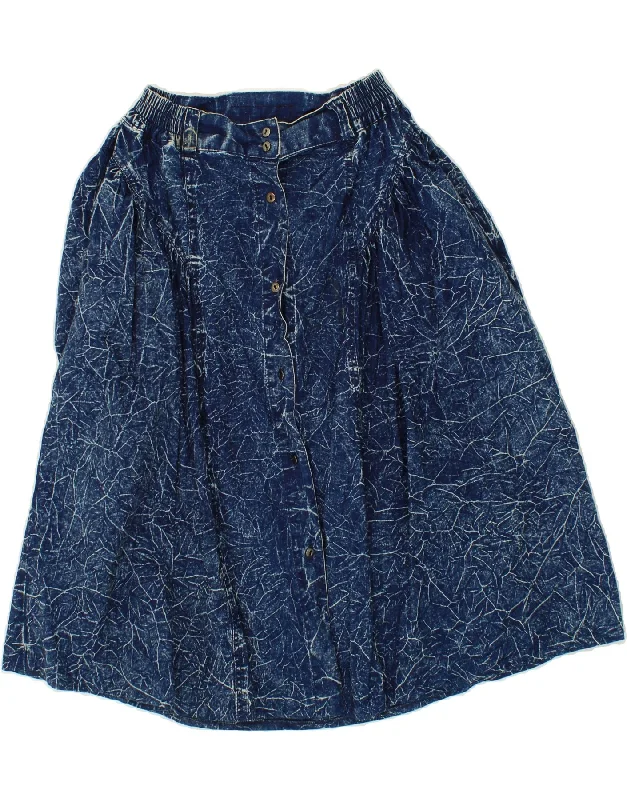 VINTAGE Womens Acid Wash Denim Skirt W30 Medium  Blue pencil skirt chic