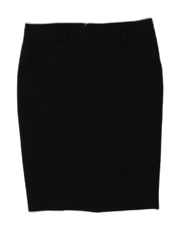 WAREHOUSE Womens Pencil Skirt UK 14 Large W34  Black Polyester athletic skirt fit