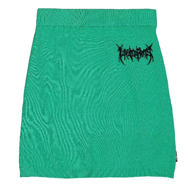Wmns Mortem Knit Skirt high waist skirt