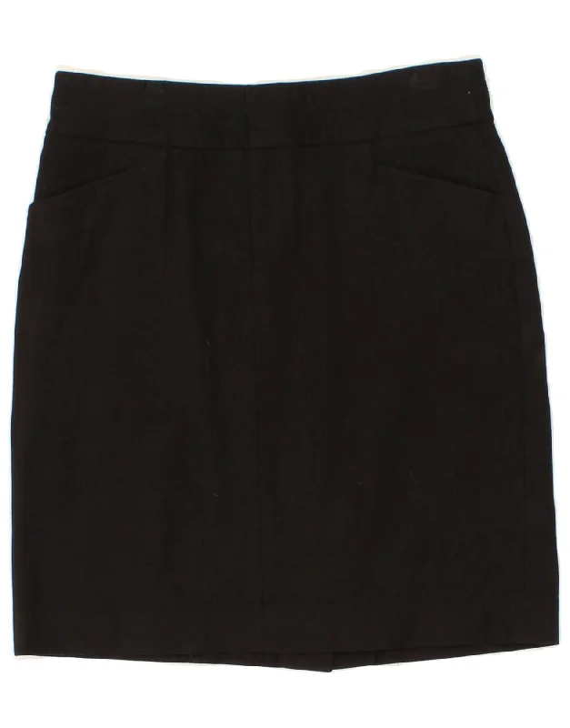 BANANA REPUBLIC Womens Petite Pencil Skirt US 4 Small W30 Black Viscose denim skirt casual BANANA REPUBLIC Womens Petite Pencil Skirt US 4 Small W30 Black Viscose denim skirt casual