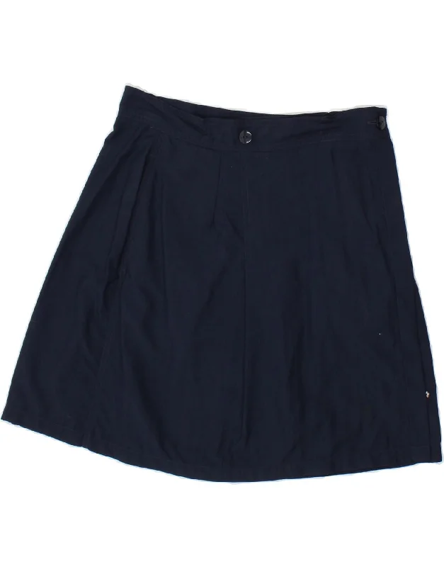 MADISON Womens A-Line Skirt IT 44 Medium W28 Navy Blue Polyamide casual skirt length MADISON Womens A-Line Skirt IT 44 Medium W28 Navy Blue Polyamide casual skirt length