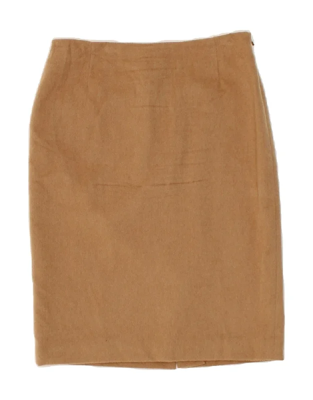 RALPH LAUREN Womens Pencil Skirt US 4 Small W28  Brown belted skirt waist