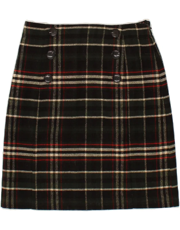 S.OLIVER Womens A-Line Skirt UK 8 Small W28 Green Check Polyester velvet skirt sumptuous S.OLIVER Womens A-Line Skirt UK 8 Small W28 Green Check Polyester velvet skirt sumptuous