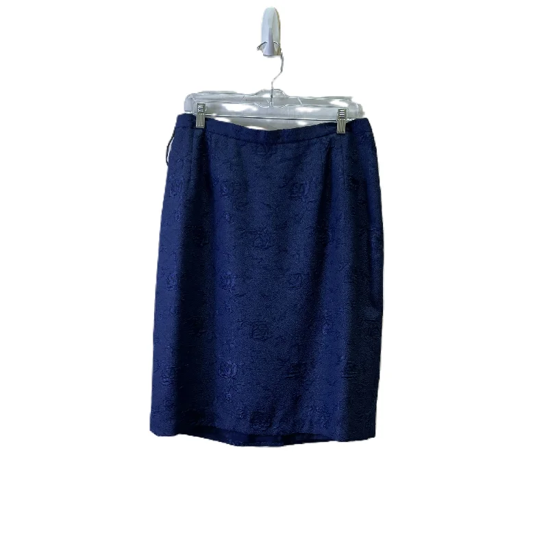 Skirt Suit 2pc By Virgo In Blue, Size: 16 spandex blend skirt