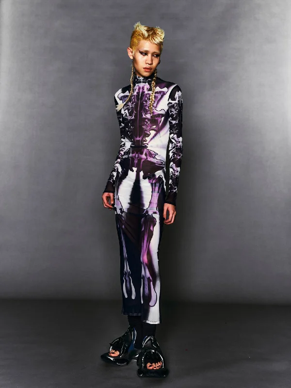 SKELETON MESH DRESS