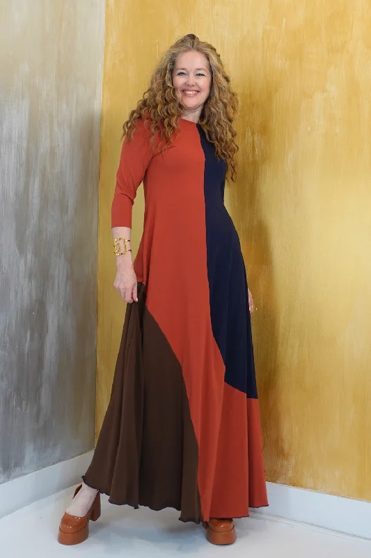 Abstract Panel Dress