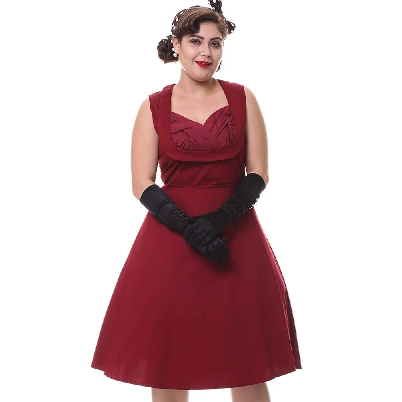 ANALUKE Christmas Retro Elegant Casual Dress