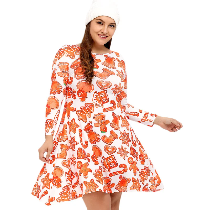 ANALUKE Winter Christmas Casual Dresses