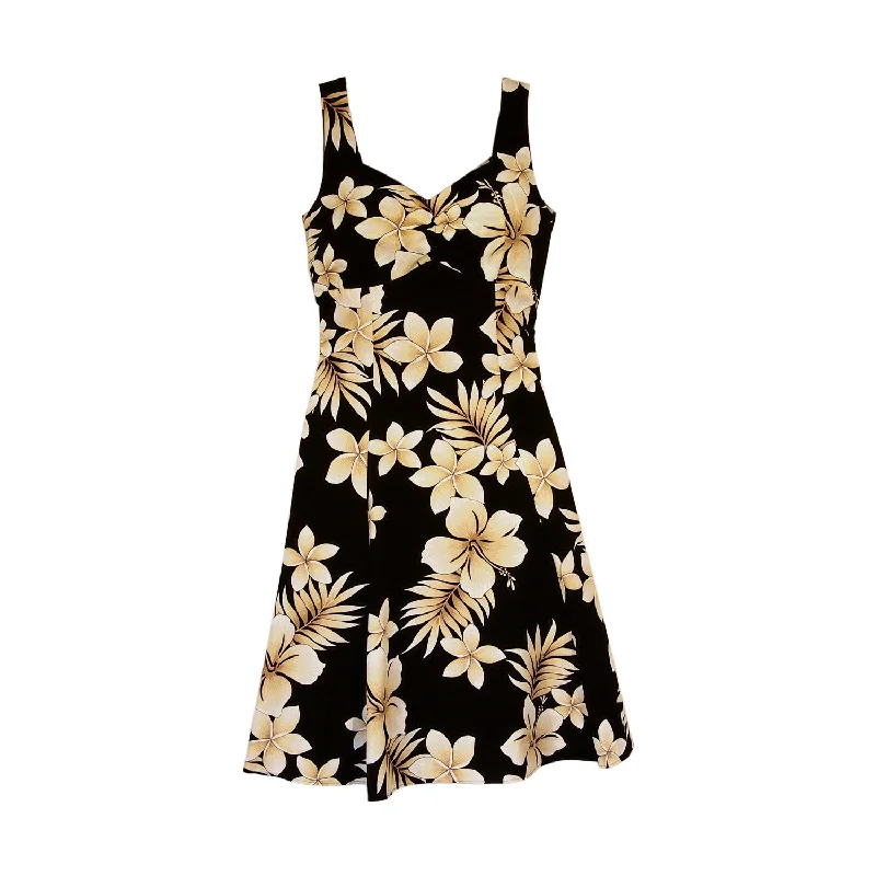 Beachcomber Black Hawaiian Sundress