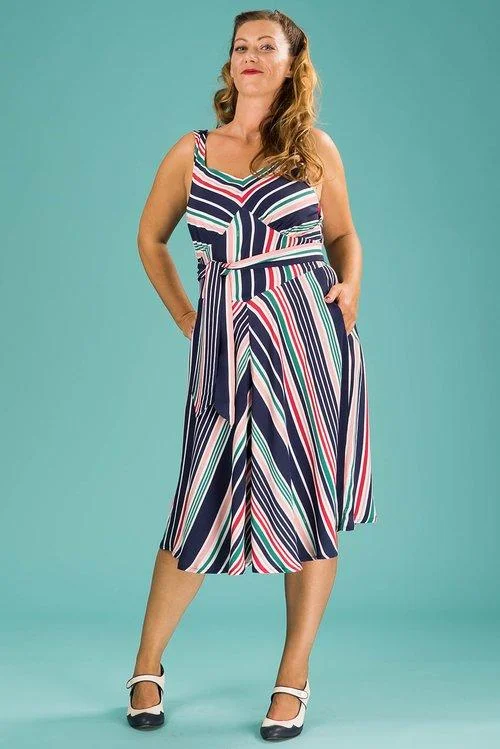FINAL SALE The Sea Breeze Stripe Sun Dress