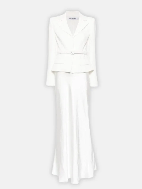 Crepe Tailored Gown