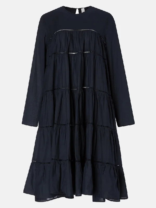 Essaouira Dress in Navy