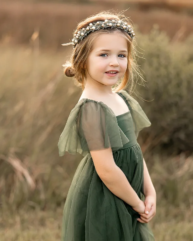Fawn Dress (forest tulle)