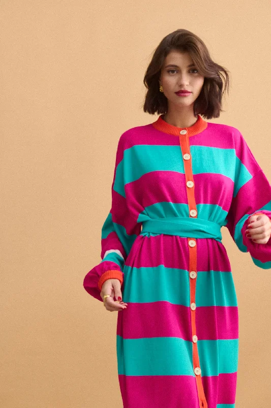 Giovanna Dress (Magenta)