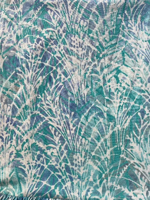 Jalan Legian Dress -Shoots and Leaves Bone and Green