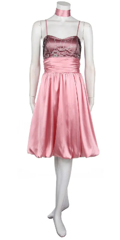 CLEARANCE - Juliet 2117 Short Knee Length Bubble Skirt Semi-Formal Dress