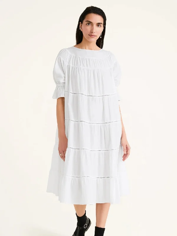 Paradis Dress in White