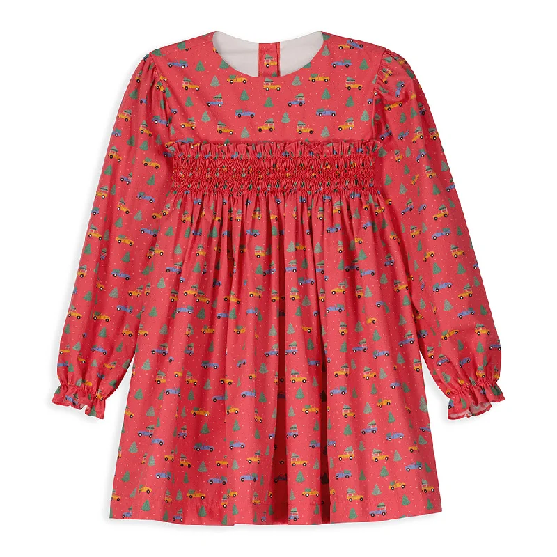 Smocked Dress -- Holiday Road