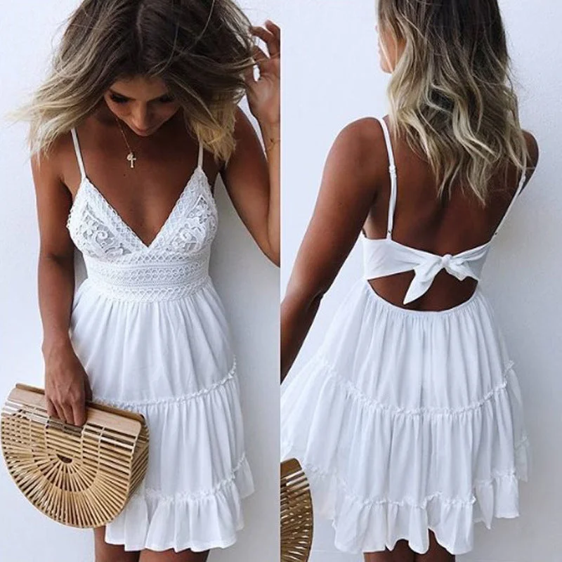 Summer Women Lace Dress Sexy